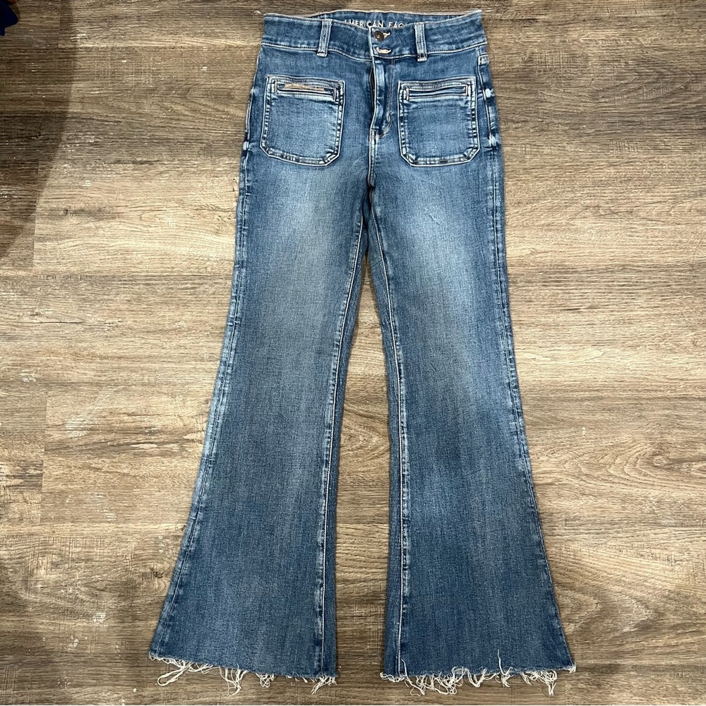 Y2K American Eagle Outfitters Denim Flare Jeans